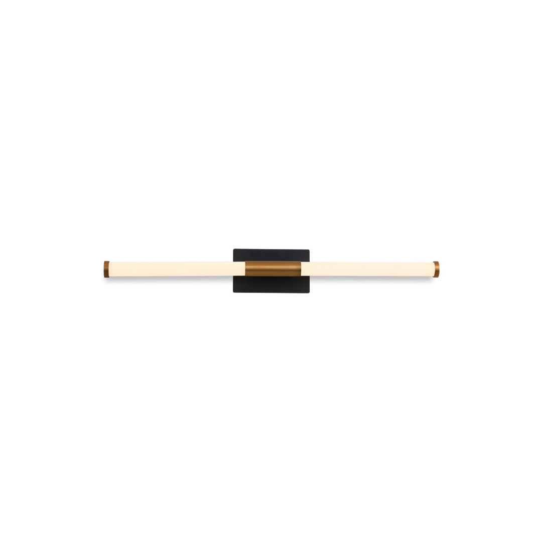Lámpara de Pared CLIP LED  3000K Oro Cepillado – QUOR